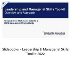 Slidebooks – Leadership & Managerial Skills Toolkit 2022