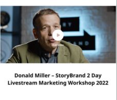 Donald Miller – StoryBrand 2 Day Livestream Marketing Workshop 2022