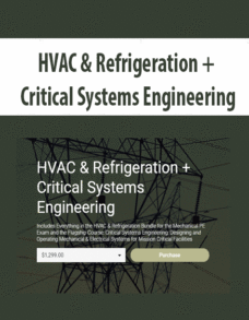 HVAC & Refrigeration + Critical Systems Engineering