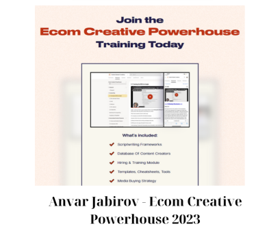 Anvar Jabirov – Ecom Creative Powerhouse 2023