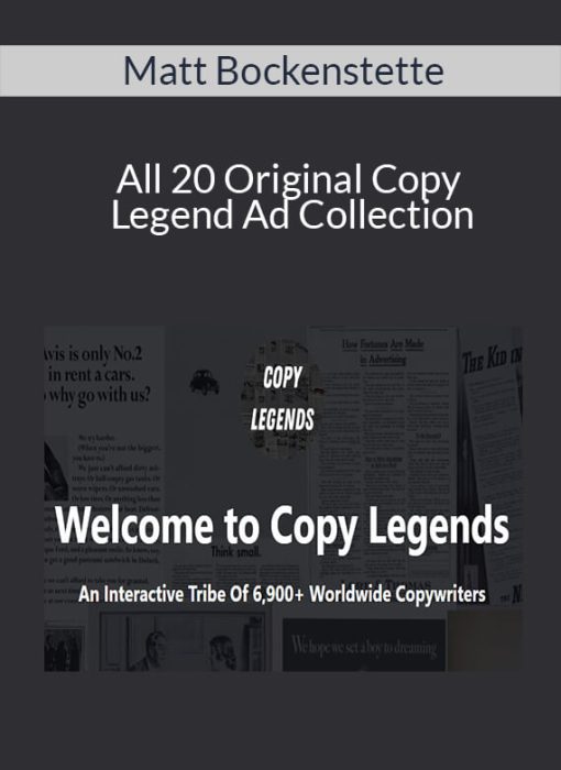 Matt Bockenstette – All 20 Original Copy Legend Ad Collection