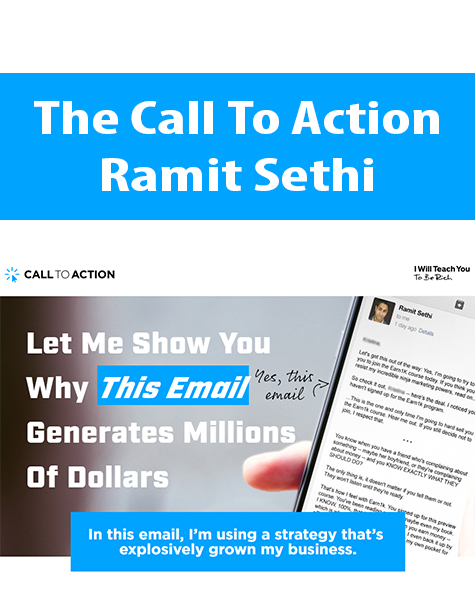 The Call To Action By Ramit Sethi